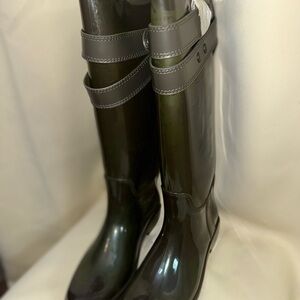 Coach Dark Green Women's Rain Boots
